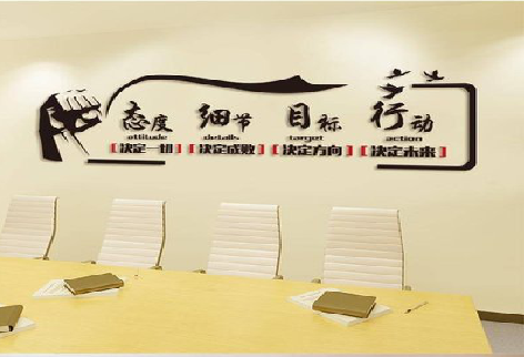 龙陵企业文化墙主要展示什么？