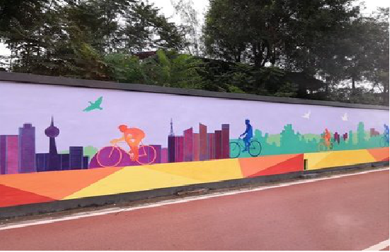 龙陵墙体彩绘-围墙