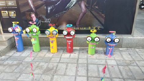 龙陵商业区彩绘