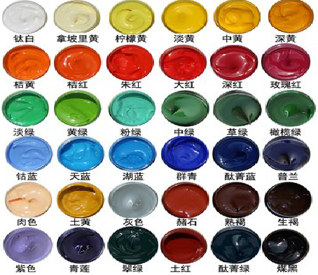 龙陵墙绘颜色的选择有讲究。