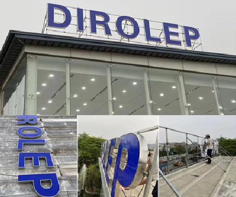 龙陵楼顶发光字安装的注意事项。